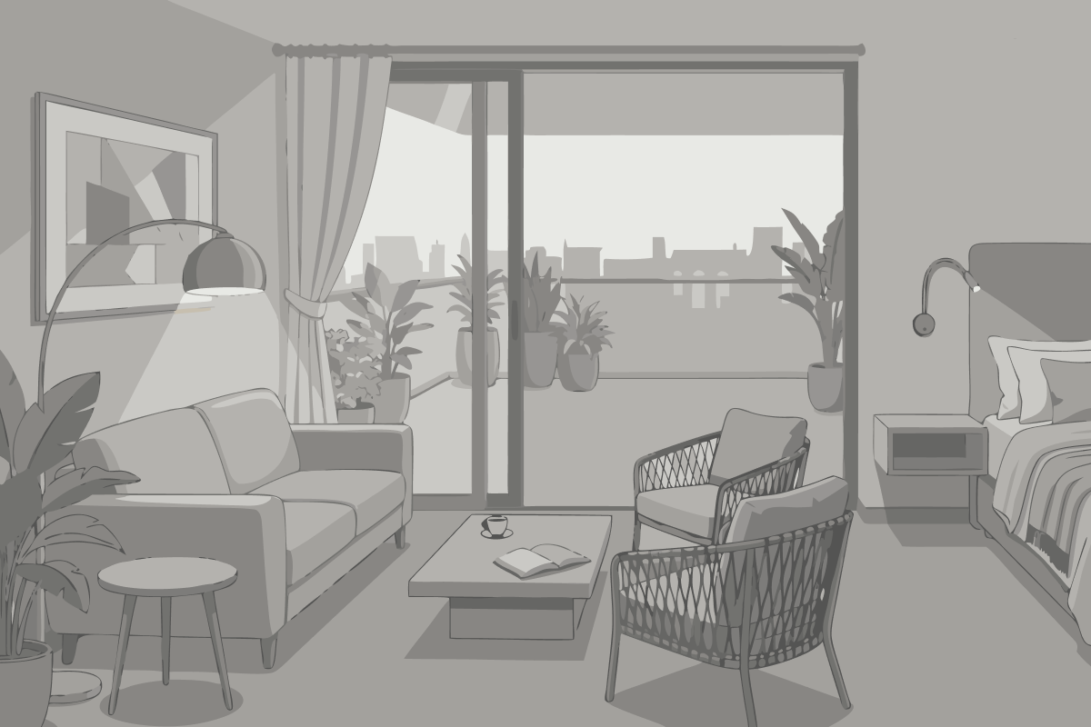 Deluxe Bungalow mit Meerblick